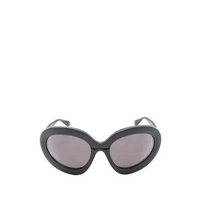 Alaïa Oval-frame Sunglasses In Pattern