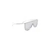 Alaïa Mask-framed Metal Sunglasses In Silver