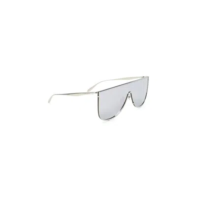 Alaïa Mask-framed Metal Sunglasses In Metallic
