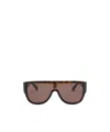 Alaïa Alaia Women Mask Sunglasses In Brown