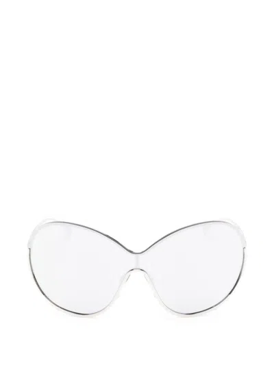 Alaïa Oversize-frame Sunglasses In 실버 톤