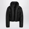 Alaïa Insulated Long Sleeve High Collar Jacket In Black