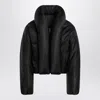 Alaïa Insulated Long Sleeve High Collar Jacket In Black