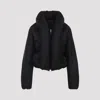 Alaïa Insulated Long Sleeve High Collar Jacket In Black