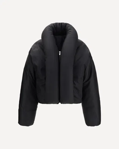 Alaïa Alaia Puffer Jacket With A High Neck In Black
