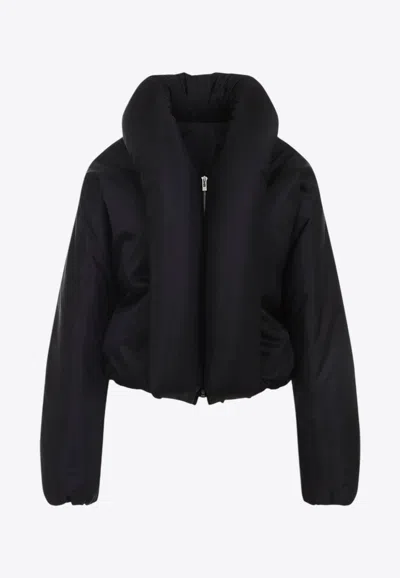 ALAÏA PADDED TAFFETA JACKET