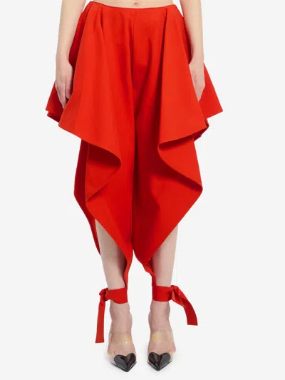 ALAÏA COTTON PANEL PANTS
