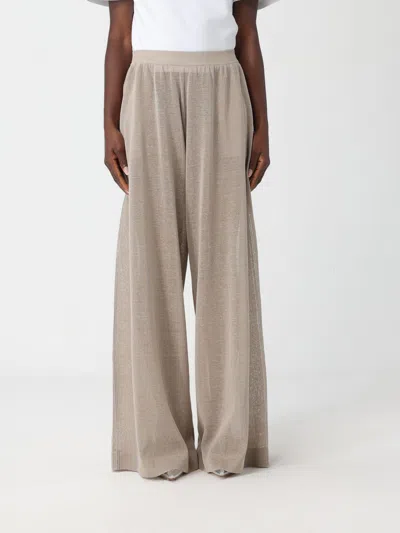 Alaïa Pants  Woman Color Beige In Brown