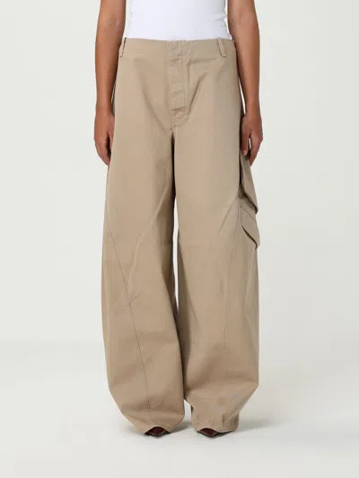 Alaïa Pants  Woman Color Beige In Gray