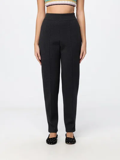 Alaïa Pants Woman Color Grey