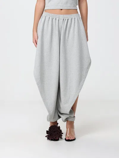 Alaïa Pants Woman In Gray