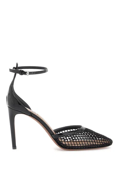 Alaïa "patent And Mesh Décol In Black