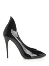 Alaïa Décoletté Pumps In Patent Calfskin In Black
