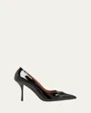 Alaïa Patent Leather 3d Coeur Pumps In Multi