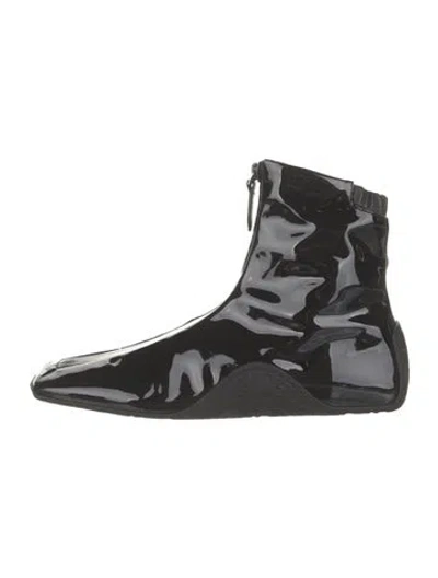 Pre-owned Alaïa Patent Leather Boots In Black