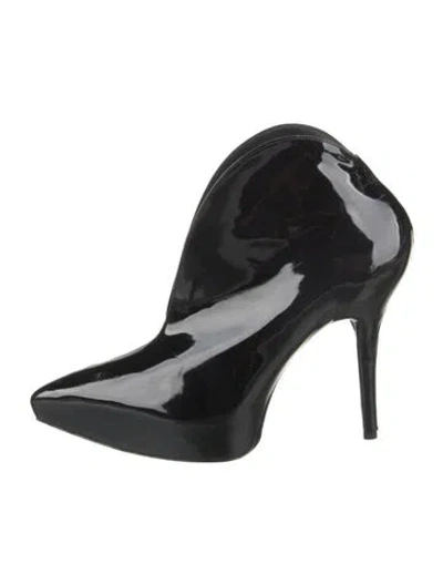 Pre-owned Alaïa Patent Leather Boots In Black