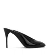 Alaïa Patent Leather Decollete Mules 90 In Black