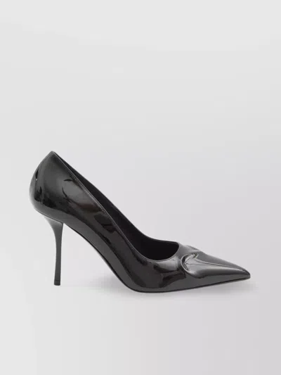 Alaïa Patent Leather Heart Cut Pumps In Black