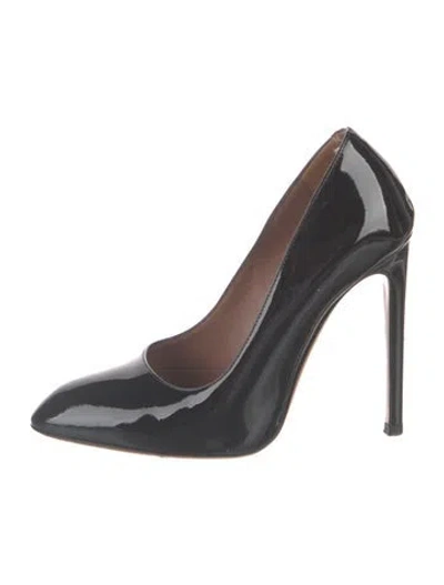 Pre-owned Alaïa Patent Leather Pumps In Black