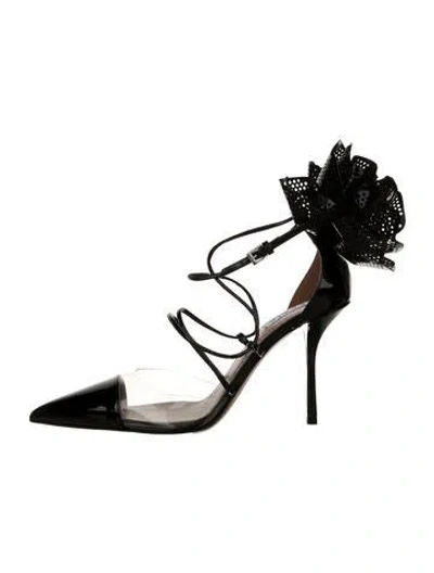 Pre-owned Alaïa Patent Leather Pumps In Black
