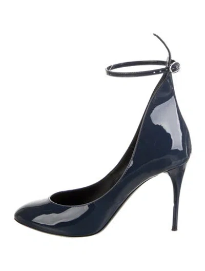 Pre-owned Alaïa Patent Leather Pumps In Blue