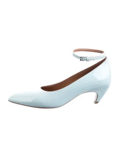 Pre-owned Alaïa Patent Leather Pumps In Blue