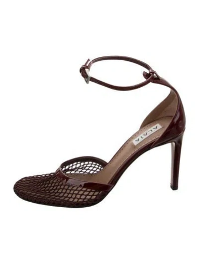 Pre-owned Alaïa Patent Leather Pumps In Multicolor