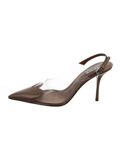 Pre-owned Alaïa Patent Leather Slingback Pumps