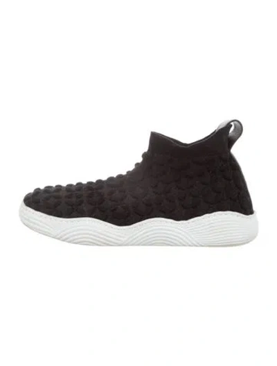 Pre-owned Alaïa Patterned Sneakers In Black