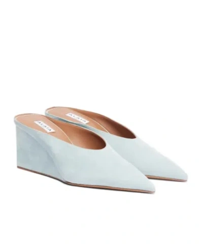 Alaïa Pegged Heel High-heeled Sandals In Blue