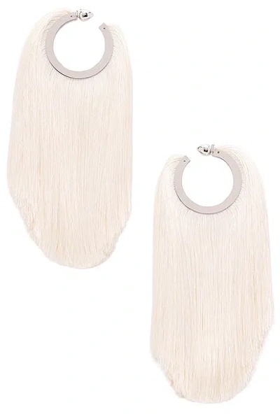 Alaïa Pendant Hoops In Pink