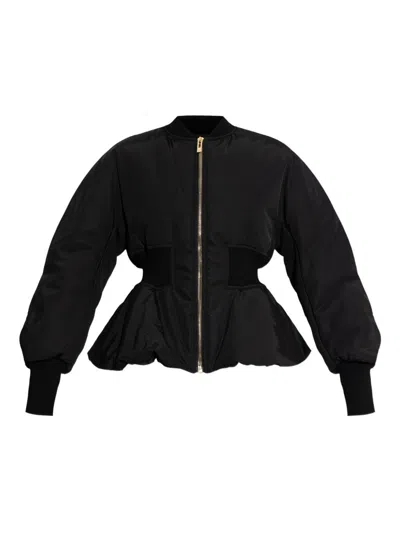 ALAÏA Alaïa Peplum Bomber Jacket