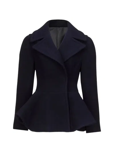 Alaïa Alaia Peplum Caban In Blue
