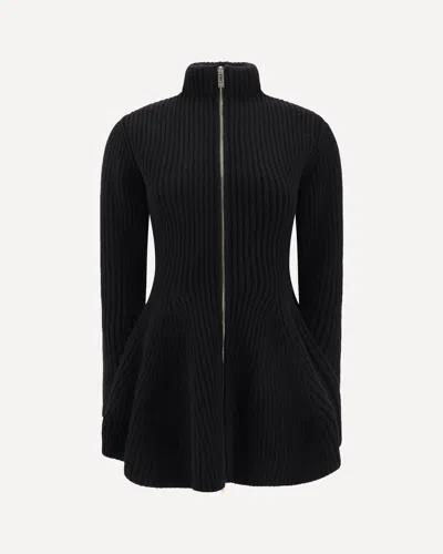 ALAÏA PEPLUM CARDIGAN