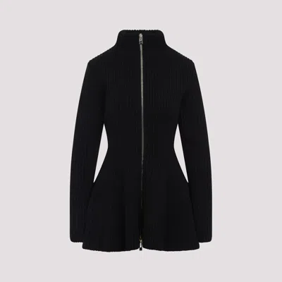 ALAÏA ALAÏA PEPLUM CARDIGAN