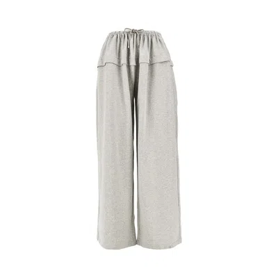 ALAÏA 'PEPLUM' JERSEY PANTS