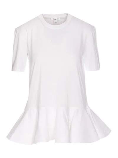 ALAÏA CAMISETA - BLANCO