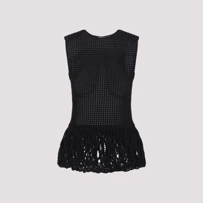 Alaïa Peplum Tank Top In Multi