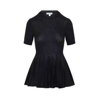 ALAÏA ALAÏA PEPLUM TOP