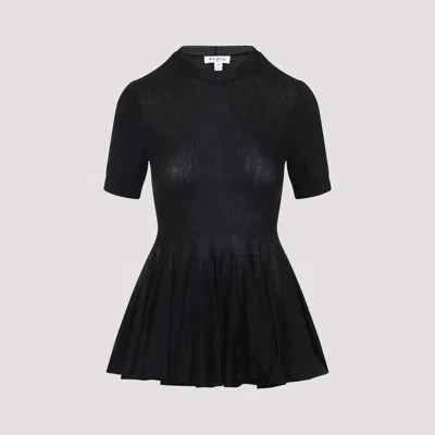 ALAÏA ALAÏA PEPLUM TOP