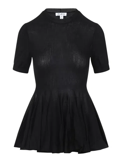 ALAÏA PEPLUM TOP