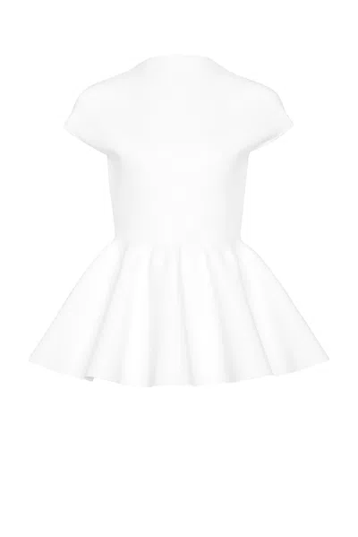 ALAÏA PEPLUM TOP