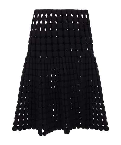 Alaïa Alaia Nudos Skirt In Black