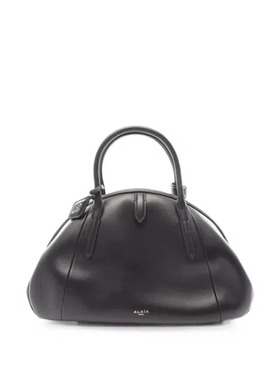Pre-owned Alaïa Perth Leather Tote Bag In Black