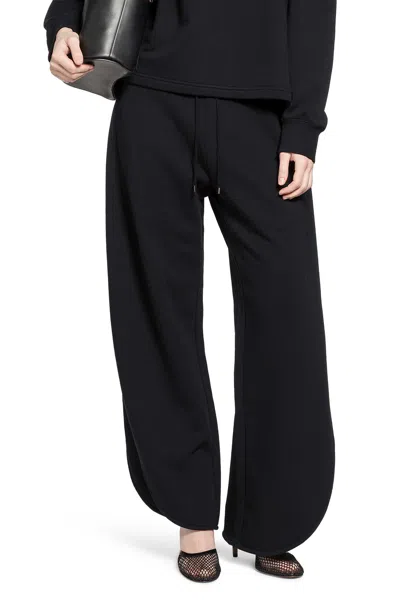 Alaïa Petal Fleece Joggers In Black