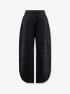Alaïa Petal Joggers Cotton Trousers In Black