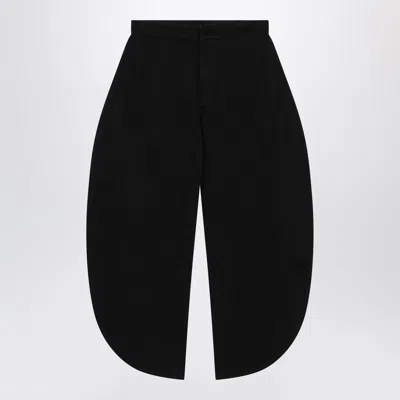 Alaïa Alaia Petal-detail Balloon Trousers With Signature Back Darts In Black