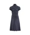 Alaïa Pleated Dress In Black