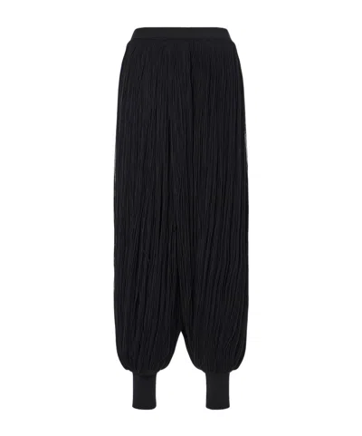 ALAÏA PLEATED LANTERN CASUAL PANTS
