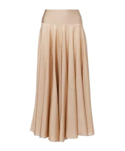 ALAÏA PLEATED MIDI SKIRT
